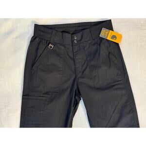 Carhartt Black Modern Fit Ripstop Utility Scrub Pants Lightweight Carpenter S